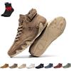 SYT-MD Scarpe da Ginnastica Ortopediche Vogany da Donna e da Uomo, Scarpe da Trekking Alte, Scarpe Traspiranti a Piedi Nudi, Scarpe da Ginnastica Casual Leggere(Khaki,36 EU)