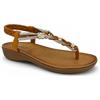 Cinzia Soft MCS119001 Sandali Donna Infradito Pelle Marrone 38