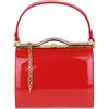 Girly HandBags Hand bags bäm lucida, vernice borsa in pelle, Rosso (rosso), W 18, H 13, D 13 cm (W 7, H 5, D 5 inches)