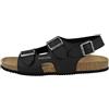 Geox U Sandal Ghita B, Sandali Uomo, Black BC, 41 EU