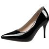 Bviennic Décolleté a Spillo da Donna Appuntito Tacco Alto Scarpe Senza Chiusura Classico Lavoroing Scarpe A29377Mu Nero Numero 44 EU/46Cn
