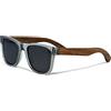 GOWOOD Occhiali da sole in legno per uomo e donna | Occhiali premium polarizzati con aste in bambù e telaio in acetato | Lenti scure UV400 | Occhiali da sole con protezione UV