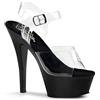 Pleaser KISS-208, Sandali con Tacco Donna, Trasparente (Clear), 37 EU
