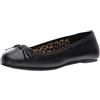 Pleaser Anna-01, Ballerine Punta Chiusa Donna, Nero Blk Faux Leather, 45 EU