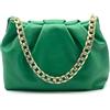 Superflybags Donna Borsa a Mano in vera Pelle con Tracolla in Catena Modello RACHEL 30x20x12 Made in Italy