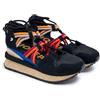 GIOSEPPO Sneakers Beige Tipo Espadrille con Zeppa da Donna Tulare, Nero, 41 EU