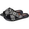 HEYDUDE Christi Slide Cottage Crochet, Nero/Bianco, 37 EU