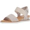 Skechers Desert Kiss, Sandali Donna, off White Microfiber Suede/Gore Trim, 37 EU