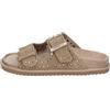 Colors of California Two buckle sandal with studs MUD 38