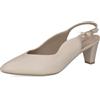 Caprice décolleté da Donna in Pelle, Beige (Cream Perlato), 37,5 EU