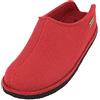 HAFLINGER Flair Smily pantofole in feltro di lana pantofola rubino, taglia 41
