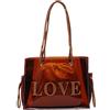 Ulalaza Grande borsa a tracolla trasparente color caramella a pois Beach 2 IN 1 Beach Totes Borse trasparenti con tasca interna per donna