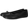 VBDB Tabi - Ballerine da Donna, Punta Arrotondata, Ampia Larghezza, Punta Divisa, Tacco Basso, comode Scarpe Basse, Nero, 35.5 EU