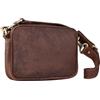 STILORD Tamika Borsa Tracolla Donna in Vera Pelle Vintage con Cinturino Largo Borsa Pelle Donna Media Crossbody Elegante per l'Uso Quotidiano Colore:cognac-marrone