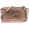 SH Leder Jennie G323 - Borsa a tracolla in vera pelle, 23 x 13 cm, Oro rosa, s