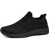 LARNMERN Scarpe Cuoco Cucina Uomo Antiscivolo Scarpe da Chef Lavoro Impermeabili Ristorazione Antinfortunistica Cameriere Sanitaria(Mesh Nero,42.5)