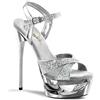 Pleaser ECLIPSE-619G Slv Multi Gltr/Slv Chrome UK 4 (EU 37)