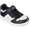 Skechers Sneaker Quick Street Bambino, Nero e Bianco, 7 UK Child
