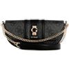 GUESS borsa a tracolla Erenia Convertible Crossbody Flap Coal Logo grigio scuro