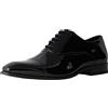 Florsheim Men's Tux cap Toe Tuxedo Formal Oxford, Black Patent, 10 3E US