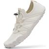 SAGUARO Scarpe da Immersione Uomo Donna Spiaggia Scarpe da Mare Asciugatura Rapida Scarpe Barefoot Spiaggia Surf Scarpe Bianco Crema,Gr.42