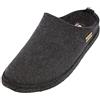 HAFLINGER Flair Morbide pantofole in feltro di lana pantofola grafite, Taglia 37