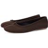 VBDB Tabi - Ballerine da donna, punta arrotondata, ampia larghezza, punta divisa, tacco basso, comode scarpe basse, 36 EU