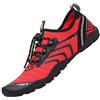 SAGUARO Scarpe Scoglio Uomo Donna Scarpette Mare Scogli Asciugatura Rapida Scarpe Mare Scoglio Antiscivolo Scarpette da Scoglio, Candy Apple Rosso Gr.37