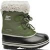Sorel Scarponi Childrens YOOT PAC in nylon WP, design impermeabile, isolamento aderente, fodera staccabile, vestibilità senza sforzo - unisex bambini
