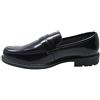 AK collezioni Mocassini uomo class ecopelle Oxford scarpe eleganti (43, Nero)