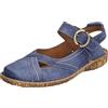 Josef Seibel Donna Sandali con Cinturino Rosalie 49, Signora Sandali,Larghezza G (Normale),Scarpa Estiva,Sandalo Estivo,Blu (Ocean),37 EU / 4 UK