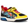 Geox J INEK Boy E - Scarpe da Ginnastica Bambino, Yellow/Red,