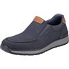 Rieker Scarpe Basse da Uomo B9062 con Lacci, Blu, 41 EU