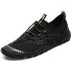 SAGUARO Scarpe da Scoglio per Uomo Donna Asciugatura Rapida Scarpette da Spiaggia Surf Traspirante Antiscivolo Scarpe Immersione, Piscine Nero 45