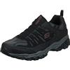 Skechers Sport Men's Afterburn M. Fit Wonted Loafer,Black/Charcoal,6.5 4E US