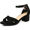 CHICMARK Sandali da donna accoglienti con tacco a blocco aperto scarpe estive