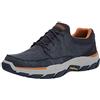Skechers Rispettato Loleto Moc Toe Bungee Lace Slip On, Navy, 14 X-Wide