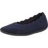 Skechers Cleo 2.0-Love Spell Scalloped Knit Skimmer Flats with Air-Cooled Memory Foam, Ballerine Donna, Marina Militare, 37 EU