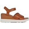 Geox Sandalo da donna D Spherica Ec6 C Wedge, cognac, 38 EU
