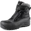 riemot Stivali Uomo Donna Invernali Scarpe Neve Stivaletti Foder Antiscivolo Caldo Eleganti Imbottiti Trekking Boots Nero Uomo EU 46