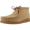 Clarks Originals Uomo Wallabee Evo Boot Suede Dark Sand Stivali 44.5 EU