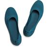 Frank Mully Ballerine Piatte Slip-on in Maglia da Donna - Décolleté con Punta Rotonda, Blu Navy, 41 EU