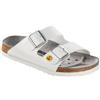 Birkenstock Arizona Birko-Flor ESD - Ciabatte Unisex per Adulti, 42 EU, Colore: Bianco, Bianco, 43 EU