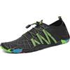 SAGUARO Scarpe da Scoglio per Uomo Donna Asciugatura Rapida Scarpette da Spiaggia Surf Traspirante Antiscivolo Scarpe Immersione, Nero 40