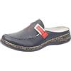 Rieker 46393 Donna Zoccoli, Blu (Navy/Rosso 15), 38 EU