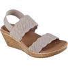 Skechers Beverlee Timeless Touch Sandali da Donna in Tessuto Color Tortora - EUR 37