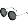 fayarrd Occhiali polarizzati arrotondati | Occhiali da sole da uomo regolabili ombra 1-9 marce occhiali da sole raggi ombra occhiali da sole tinta occhiali da sole rotondi con lenti filtro ND accessori moda