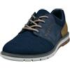 bugatti Scarpe da uomo con lacci 335925035000-6300, larghezza normale, Blu scuro talpa, 42 EU