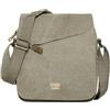 Troop London TRP0238 Classic Canvas Across Body Bag - Khaki