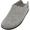 HAFLINGER Flair Smily pantofole in feltro di lana Stonewashed, taglia 43